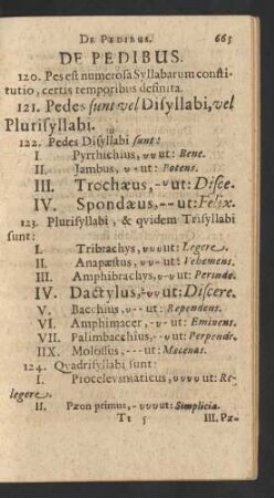 De Pedibus.