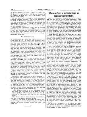 Rektoren und Lehrer in den Etatsberatungen des preußischen Abgeordnetenhauses