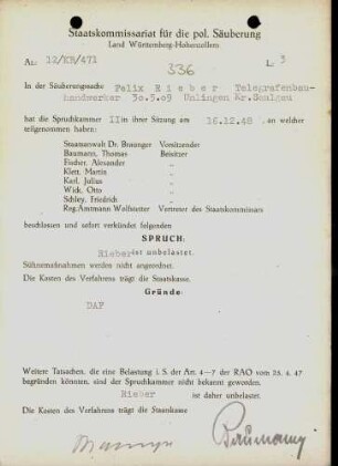 Rieber, Felix
