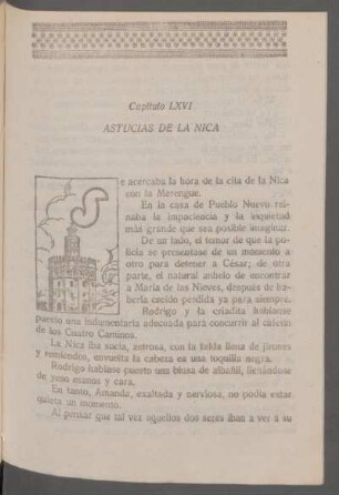 Capítulo LXVI - Astucias de la Nica