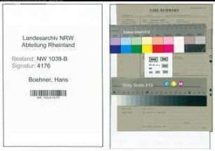 Entnazifizierung Hans Boehner , geb. 00.00.0000 (Assessor)