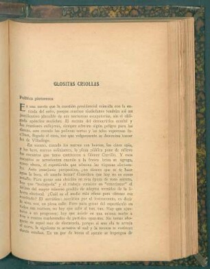 Política pintoresca