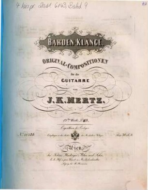 Barden-Klänge : Original-Compositionen für die Gitarre ; 13tes Werk, 10. Romanze