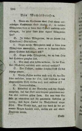 Von Wechselbriefen.