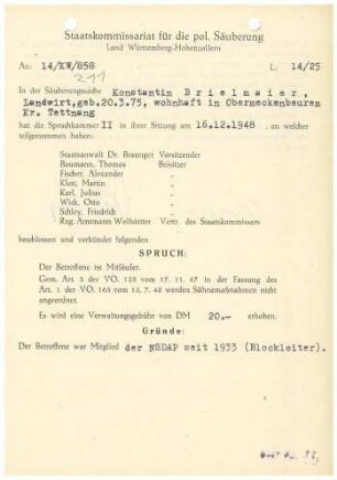 Brielmaier, Konstantin