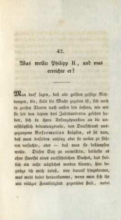 42. Was wollte Philipp II., und was erreichte er?