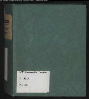 Gogerichtsregister Vogtei Schötmar
