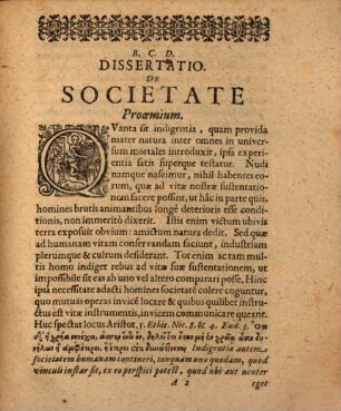 Diss. iur. de societate