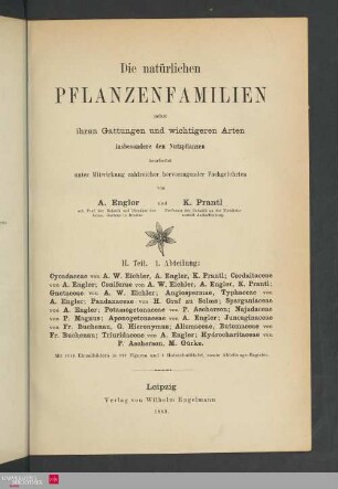 Teil 2 : Abteilung 1: Gymnospermae (Nacktsamer)