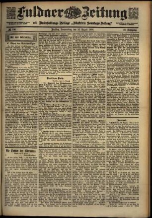 Ausgabe vom Donnerstag, den 16. August 1900.