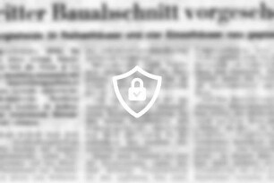 Dritter Bauabschnitt vorgesehen