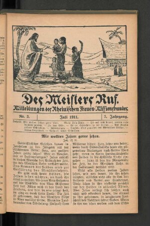 Nr. 3. Juli 1911.