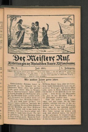 Nr. 3. Juli 1911.