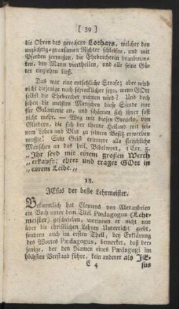 18. JEsus der beste Lehrmeister.