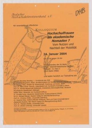 Hochschulfrauen als akademische Nomaden? Vom Nutzen und Nachteil der Mobilität