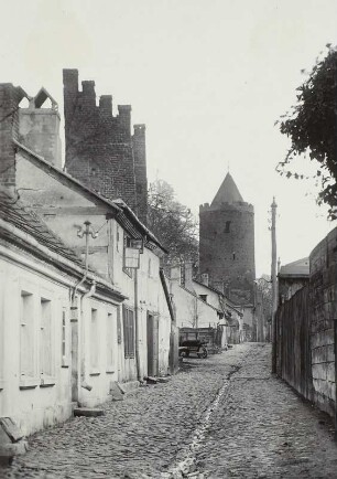 Prenzlau, Stettiner Torturm : Prenzlau. Stettiner Tor, Mauerstraße