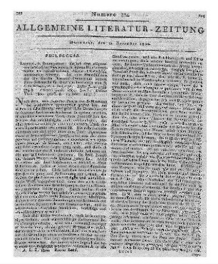 Tacitus, C.: De situ, moribus et populis Germaniae libellus. Bearb. v. C. G. G. Koch. Meissen: Erbstein 1799