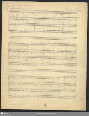 Quartets - Mus.11302-P-500 : strings - f; RMWV 449