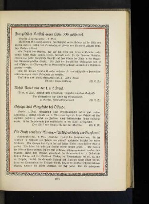 Französischer Vorstoß gegen Höhe 304 gescheitert.