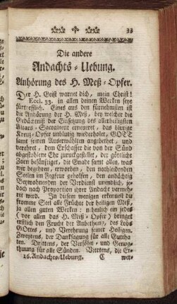 Die andere Andachts-Uebung.