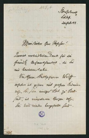 Brief vom 24. Februar 1883