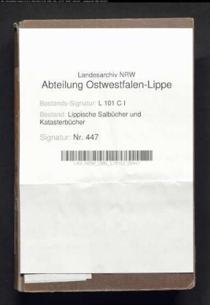 Salbuch des Amtes Sternberg von 1858, Bd. 2 (Duplikat)