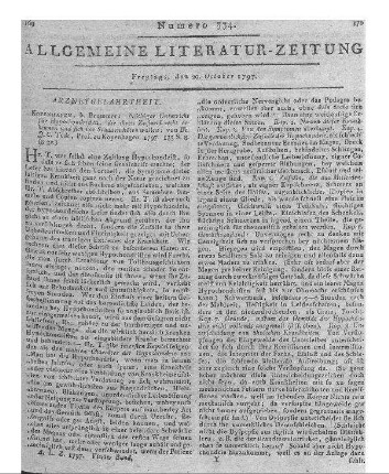 Tode, J. C.: Nöthiger Unterricht für Hypochondristen, die ihren Zustand recht erkennen und sich vor Schaden hüten wollen. Kopenhagen: Brummer 1797