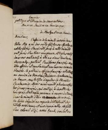 9r-10v, Aus dem Courrier politique et litteraire de deux nations (1791)