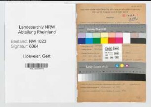 Entnazifizierung Gert Hoeveler , geb. 13.05.1916 (Kriminalbeamter)