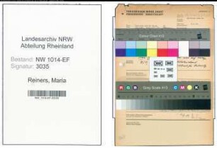 Entnazifizierung Maria Reiners , geb. 00.00.0000 (Lehrerin)