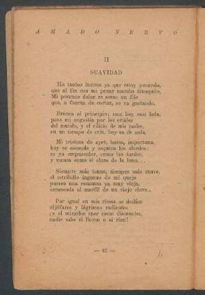 II - Suavidad