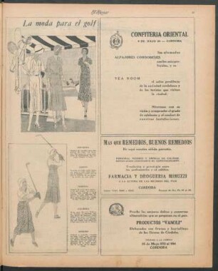 La moda para el golf
