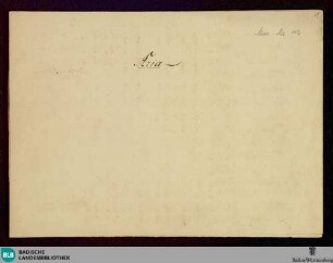 L' Italiana in Algeri. Excerpts - Don Mus.Ms. 112 : S, Coro maschile, orch