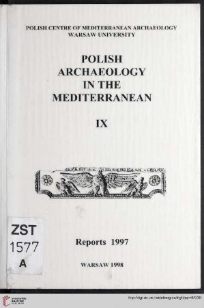 9: Polish Archaeology in the Mediterranean