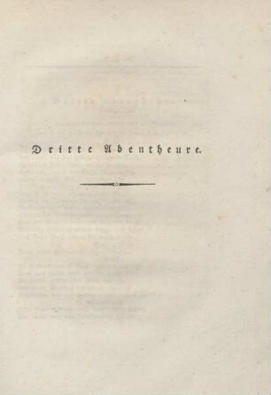 Dritte Abentheure