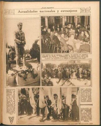 Actualidades nacionales y extranjeras [Fotografías]