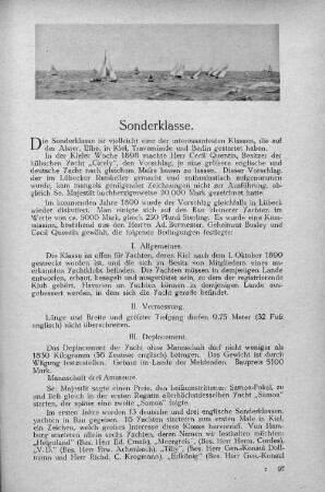 Sonderklasse.
