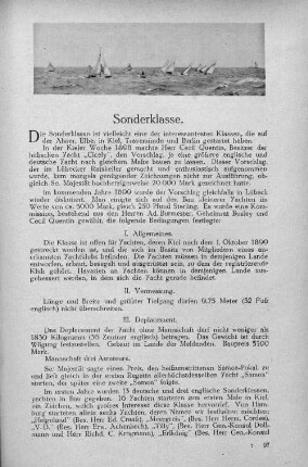 Sonderklasse.