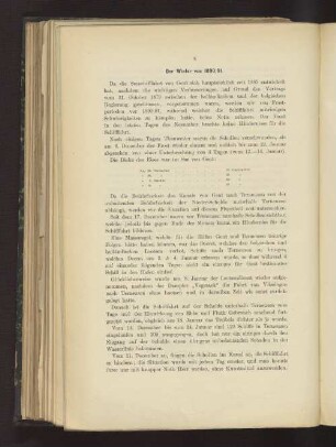 Der Winter von 1890/91.