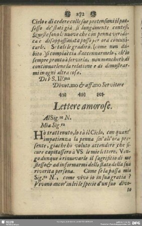 Lettere amorose