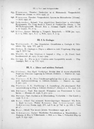 III. 2.c. Ältere und mittlere Steinzeit