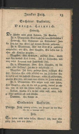 [Sechster Auftritt. - Zehnter Auftritt.]