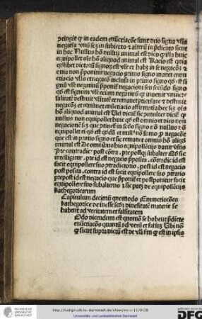 [M]odo dicendum est quomodo se habent predicte enuntiationes quantum ad verum et falsum...