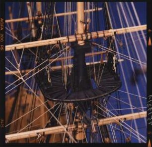 Vollmodell eines britischen Kanonenschiffs von 1785, Detailansicht