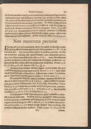 Non numeratae pecuniae. - Nullitatis