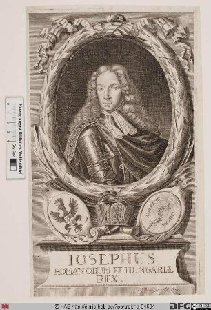 Bildnis Joseph I., römisch-deutscher Kaiser (reg. 1705-11)