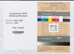 Entnazifizierung Joseph Kajo, geb. 28.05.1901 (Kaufm.Angest.)
