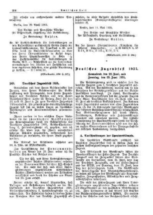 Deutsches Jugendheft 1935 : [Körperliche Erziehung] ; [Amtliche Erlasse] ; [Amtlicher Teil]