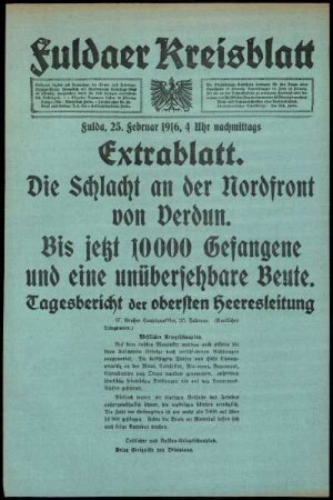 Ausgabe vom Freitag, den 25. Februar 1916.