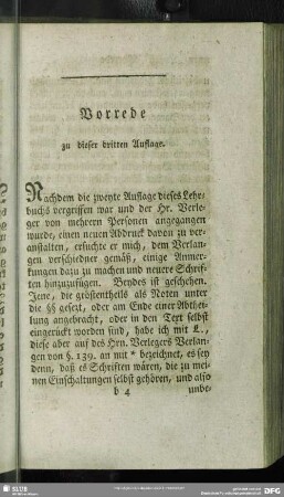 Vorrede zu dieser dritten Auflage
